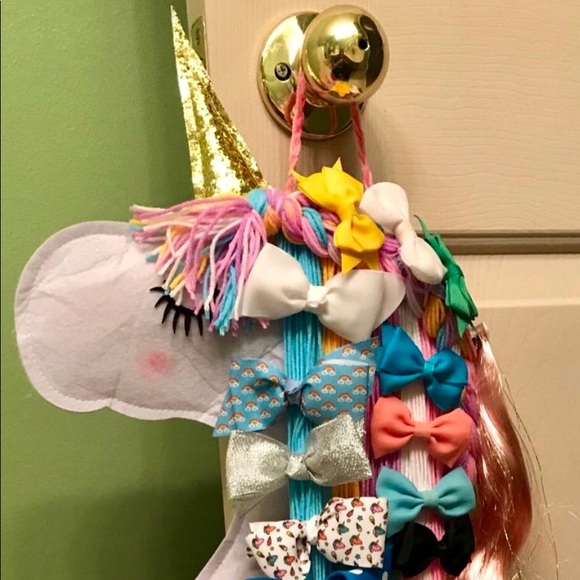 Unicorn Hair Accessory Wall Display Organizer - Picture 9 of 13